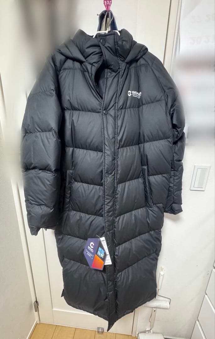 GIRAUDm ブラック ロングダウンコート