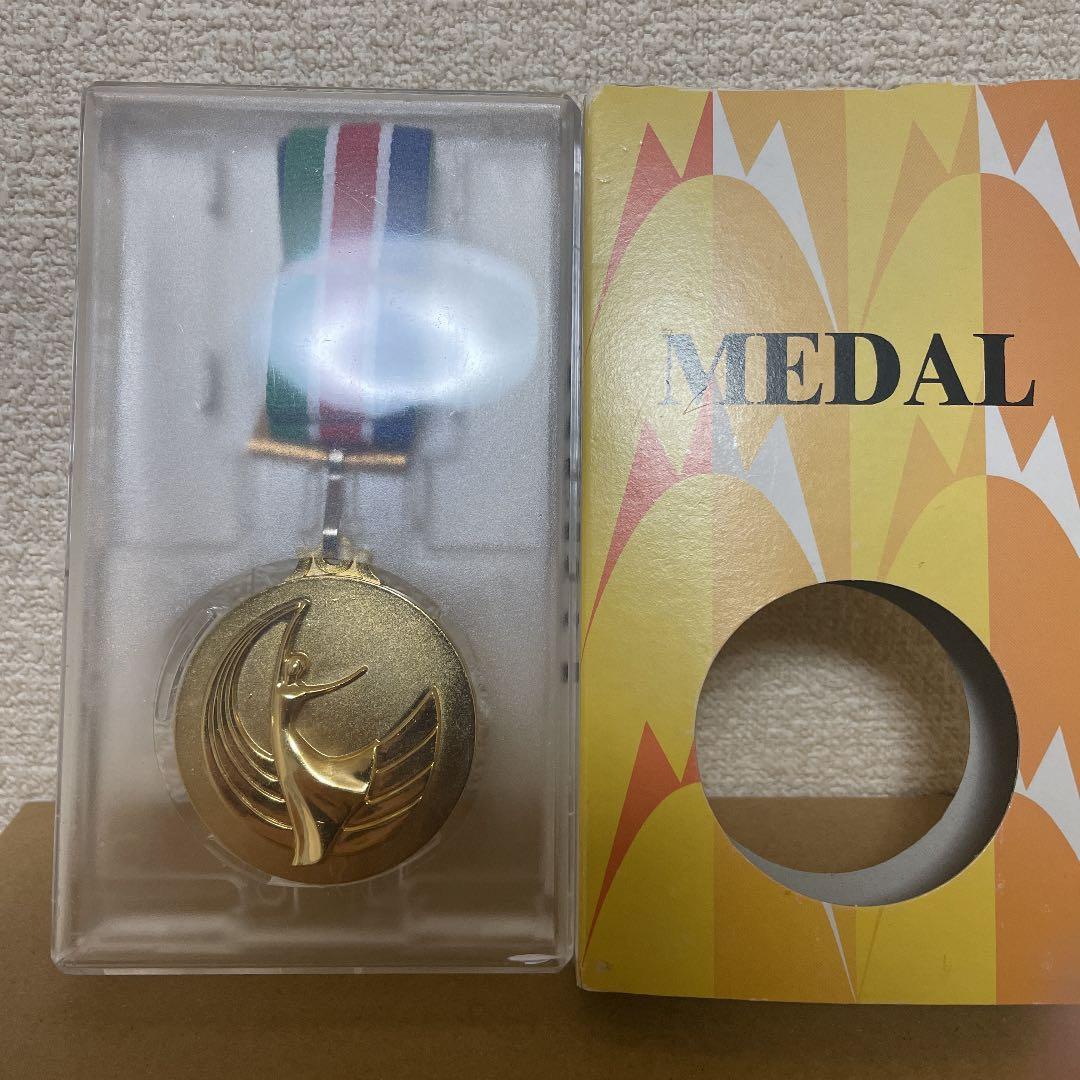 第５回日本ワインディング選手権のゴールド賞メダル、記念品です