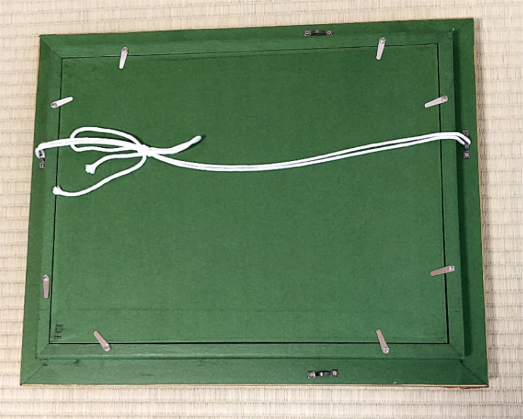 【山陰の風景】 ♦ 森下小枝子 ガラス絵 作家:初期作品 油絵 F4号