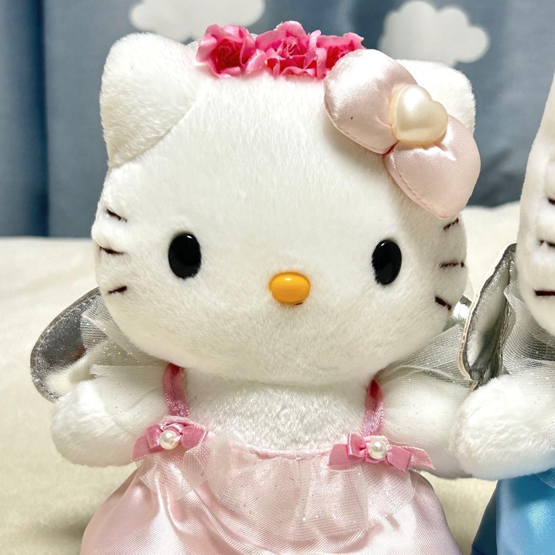ハローキティ キティ　エンジェルキティ 天使　ぬいぐるみ　非売品　景品　サンリオ