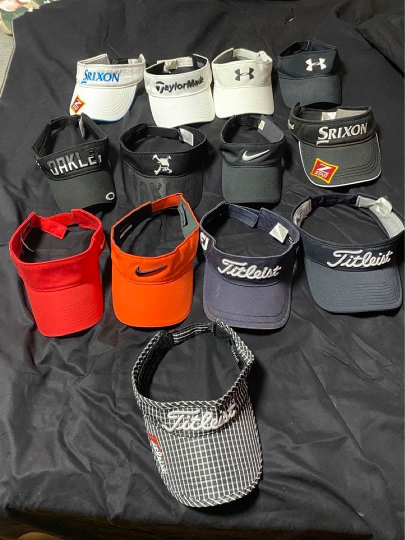 サンバイザー　バラ売り有り　ナイキ　アンダーアーマー　タイトリスト　オークリー