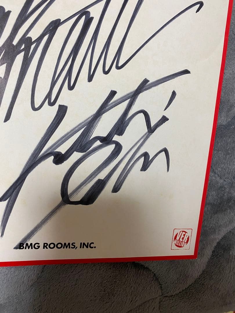 B'z 直筆サイン（年代不明、95年頃？）