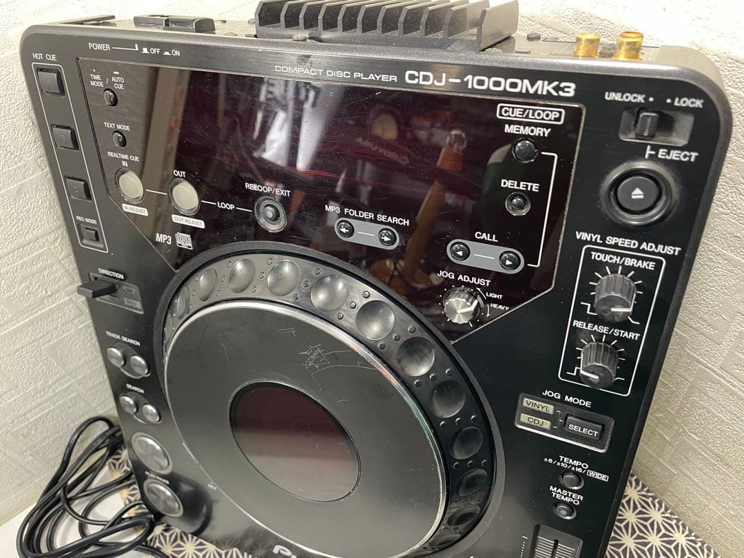 pioneer dj パイオニア　CDJ-1000mk3 回転部メンテナンス