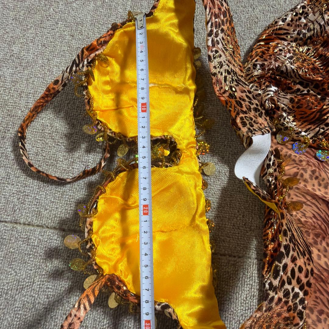 レオパード柄 ベリーダンス セットアップ