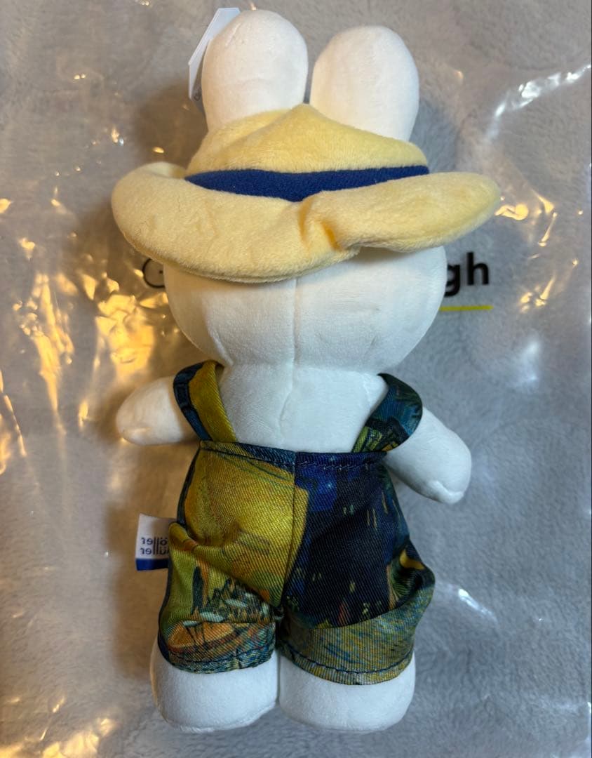 新品 大ゴッホ展 ミッフィー 夜のカフェテラス ぬいぐるみ 大小セット