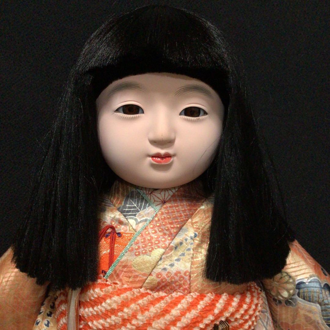 市松人形 赤色の着物　４体まとめ売り　極美品