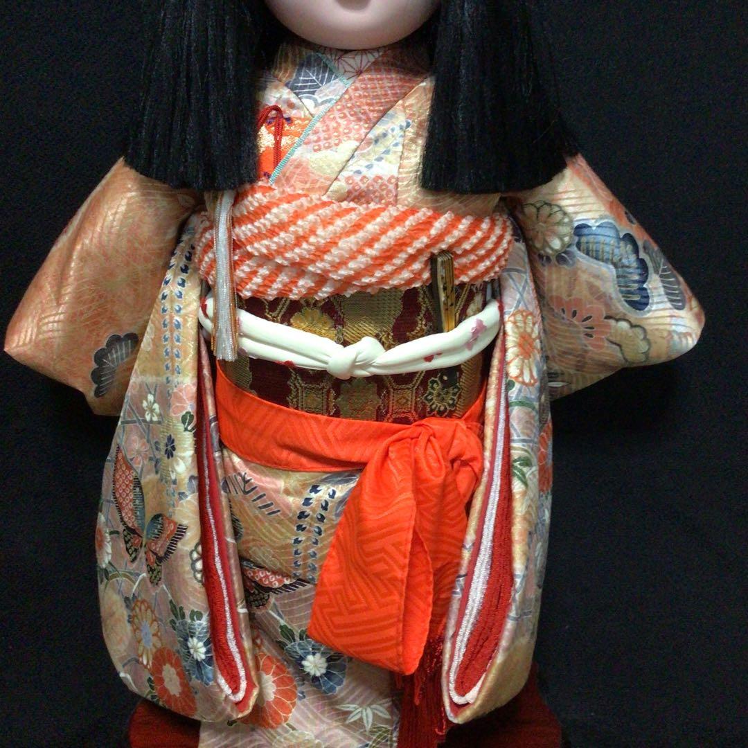 市松人形 赤色の着物　４体まとめ売り　極美品