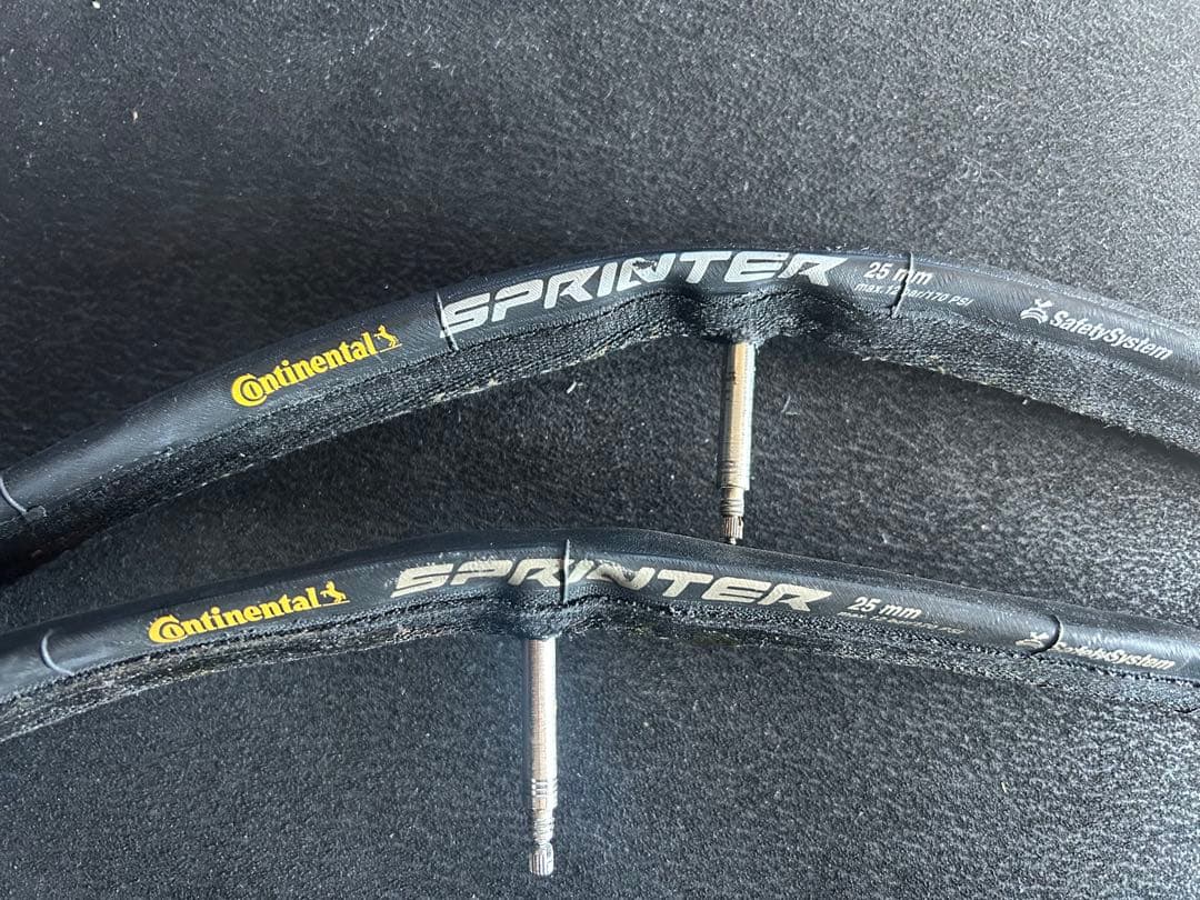 ⭐︎限定値下げ！　コンチネンタル　スプリンター25cチューブラー ×2本セット