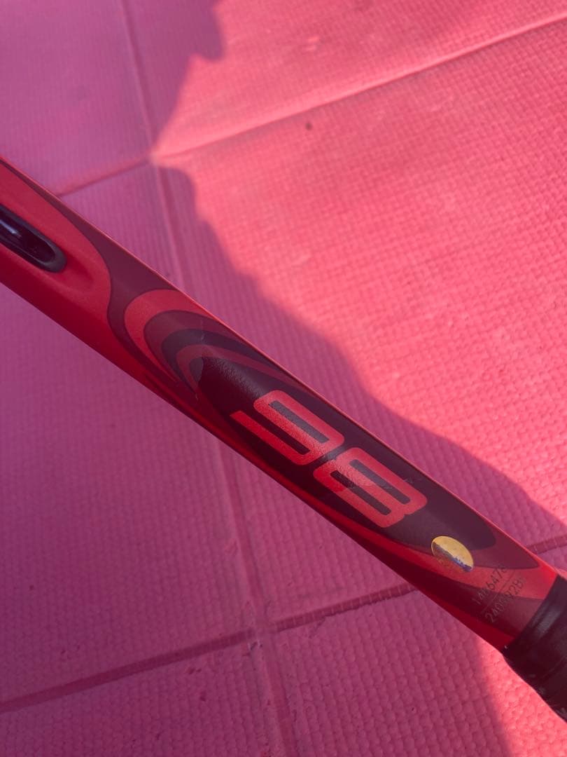 テニスラケット 98 レッド