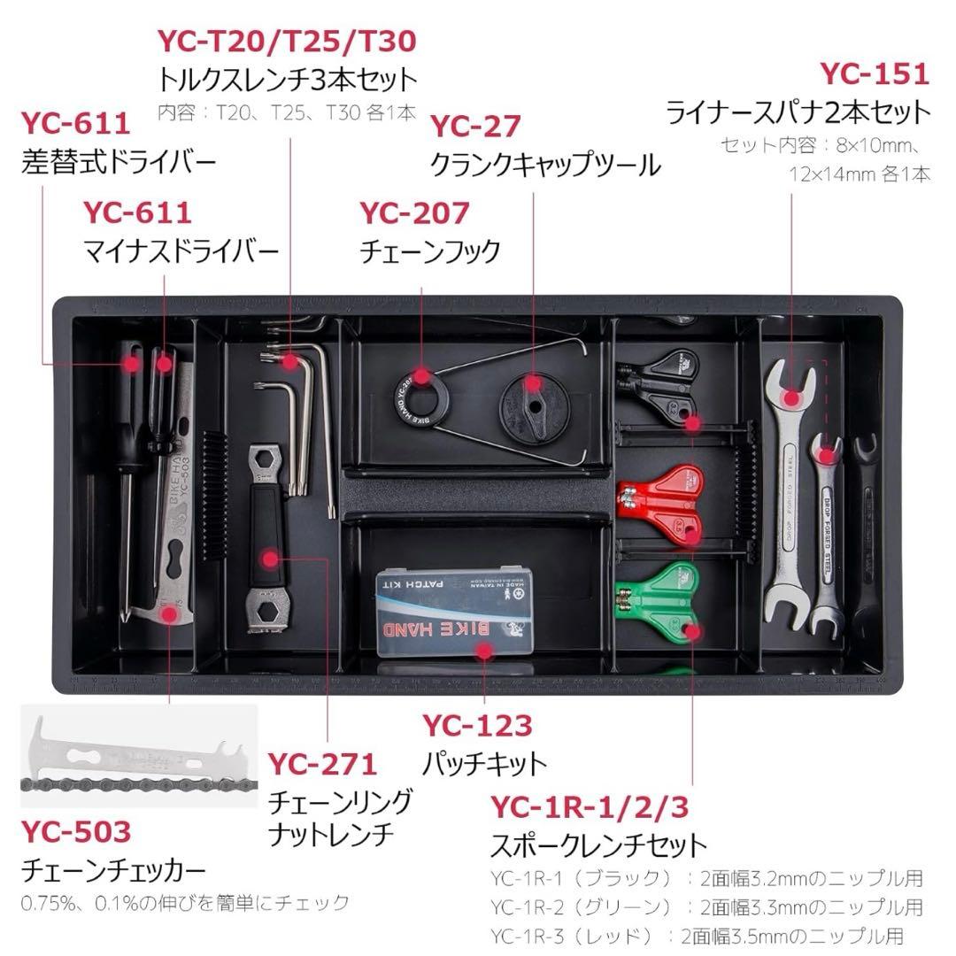 YC-758 自転車プロフェッショナルツールキット　【美品】