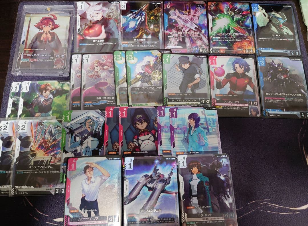 ガンダムカードゲーム　優勝プロモ、パラレル等セット