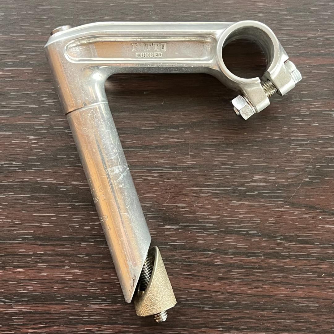 NITTO 日東 FORGED 鍛造スレッドステム 90mm ブルーラグ