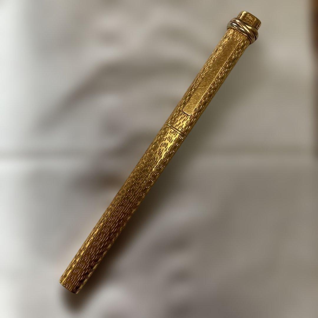 ボールペン　カルティエ　ゴールド