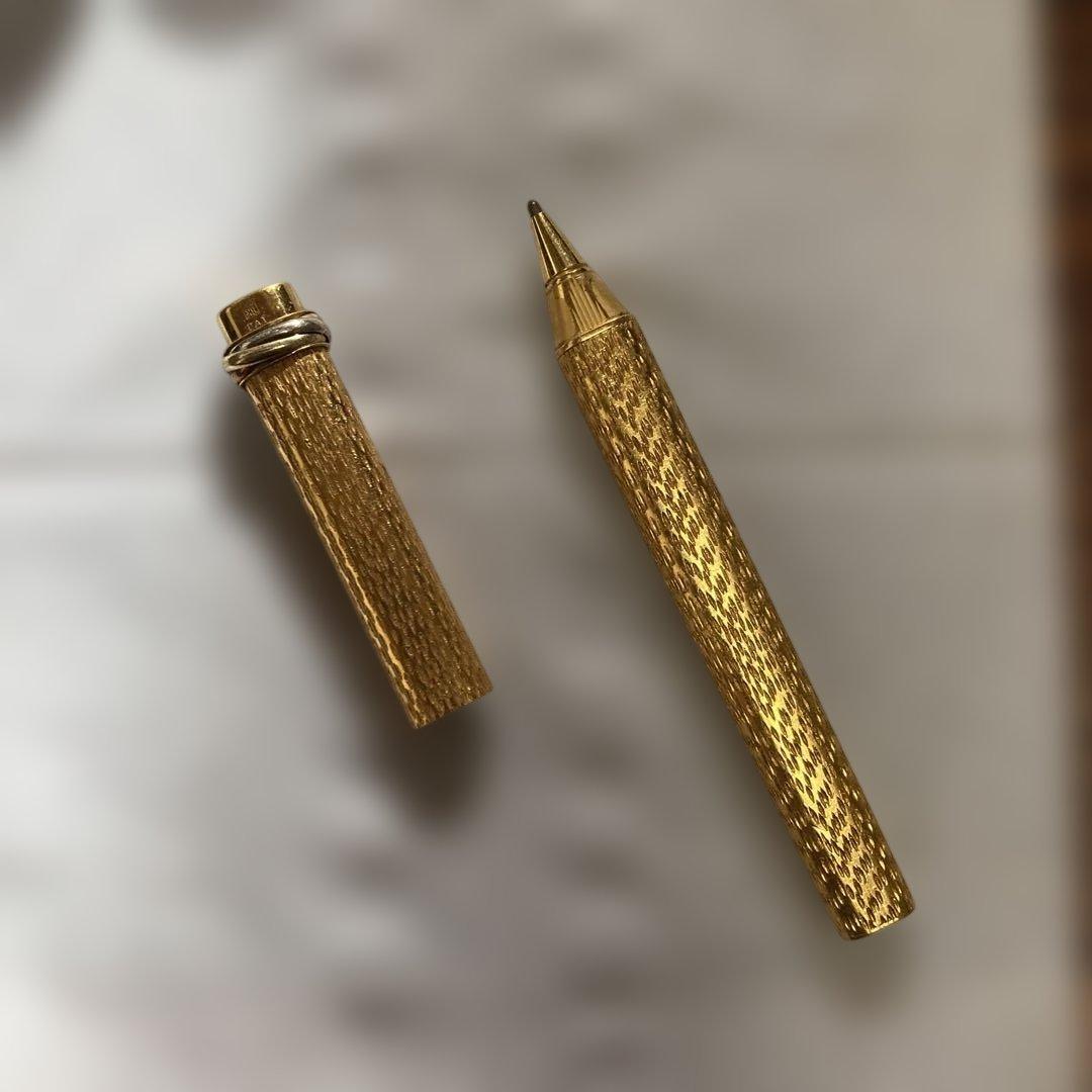 ボールペン　カルティエ　ゴールド