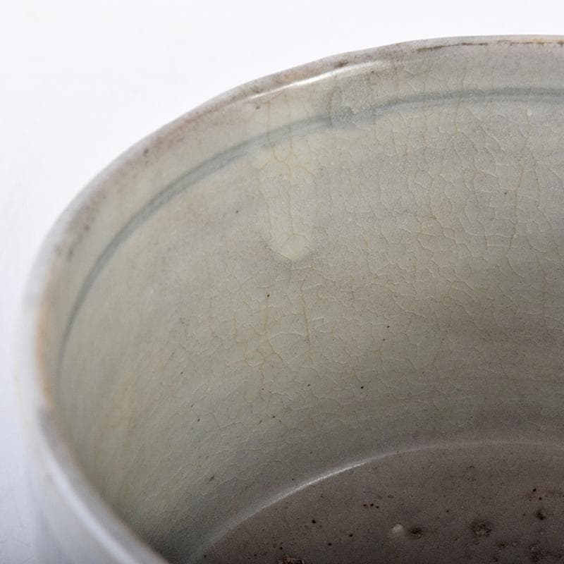 伊万里焼　古伊万里　初期伊万里　蛸唐草文　茶碗　袱紗付　時代箱付　D　R8105