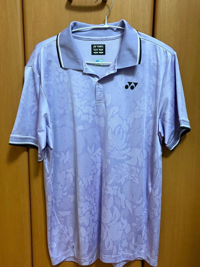 YONEX 花柄ポロシャツ 薄紫　レア