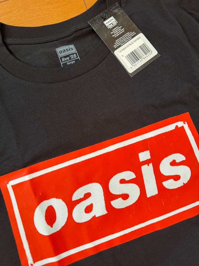 Oasis Live '25 Tシャツ　Lサイズ　新品の正規品