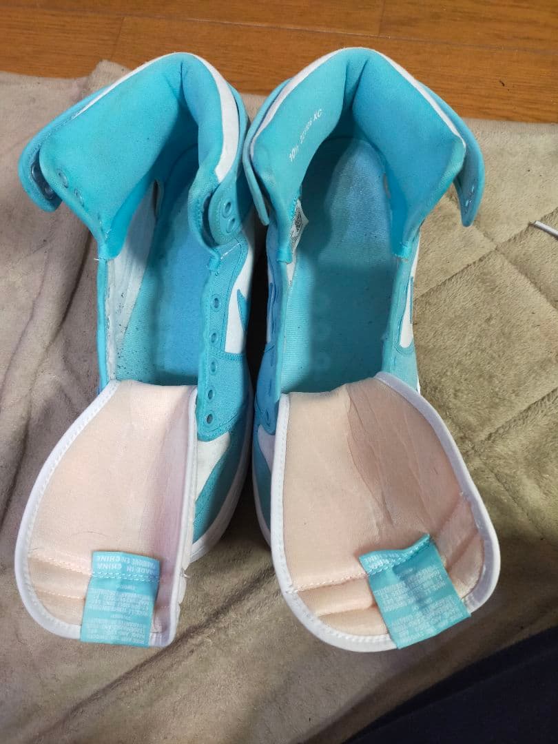 ナイキ エアジョーダン1 KO \"ブリーチドアクア\" 28.5cm 外箱無し