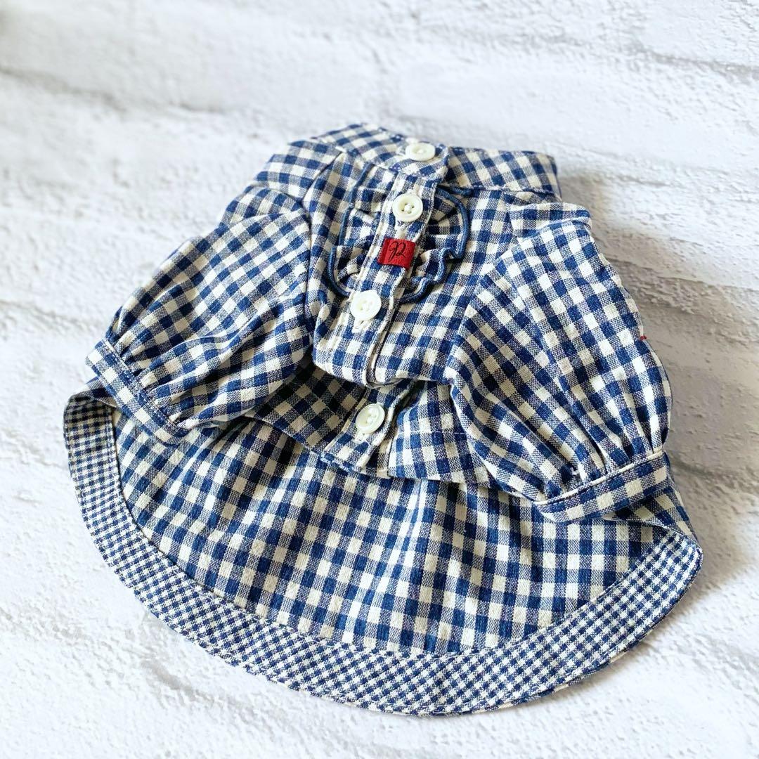 犬服・アクセサリー pp* closet FRILL CHECK SHIRTS DRESS