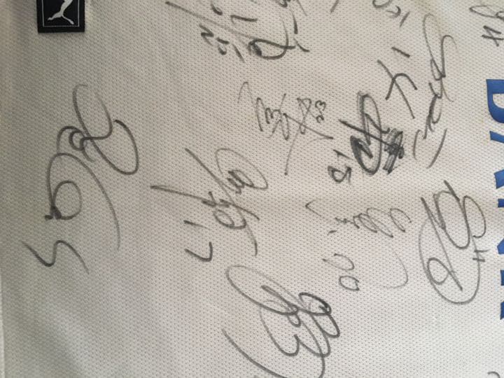 清水エスパルス　クラブ支給　サッカーユニフォーム　サイン入り