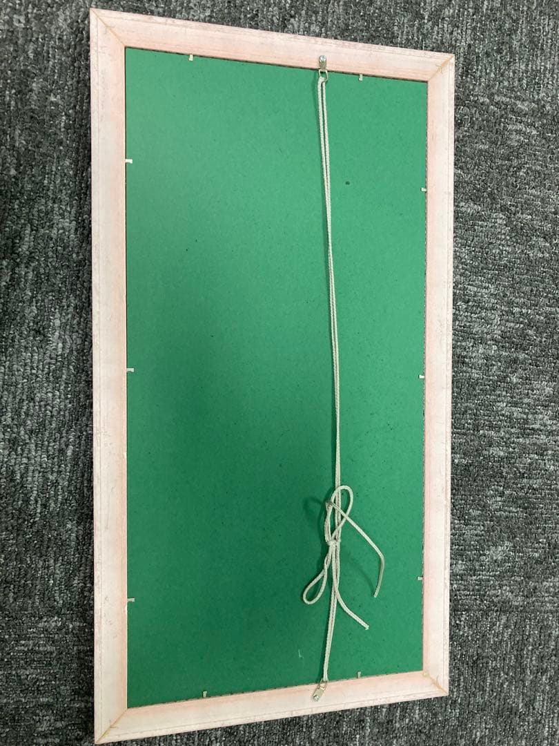 Teggo Salerno 風景画 ピンクフレーム　笹倉鉄平