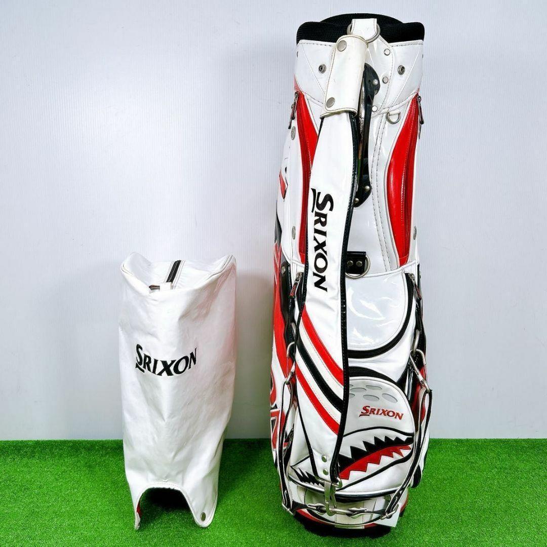 【希少】スリクソン ガオモンスター キャディバッグ エナメル 3点式ショルダー