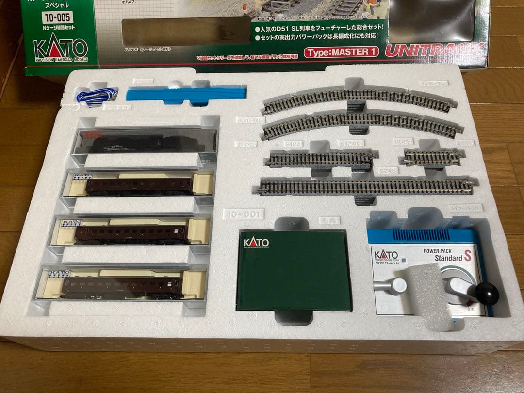 KATO Nゲージ　スターターセット・スペシャル　D51 SL列車