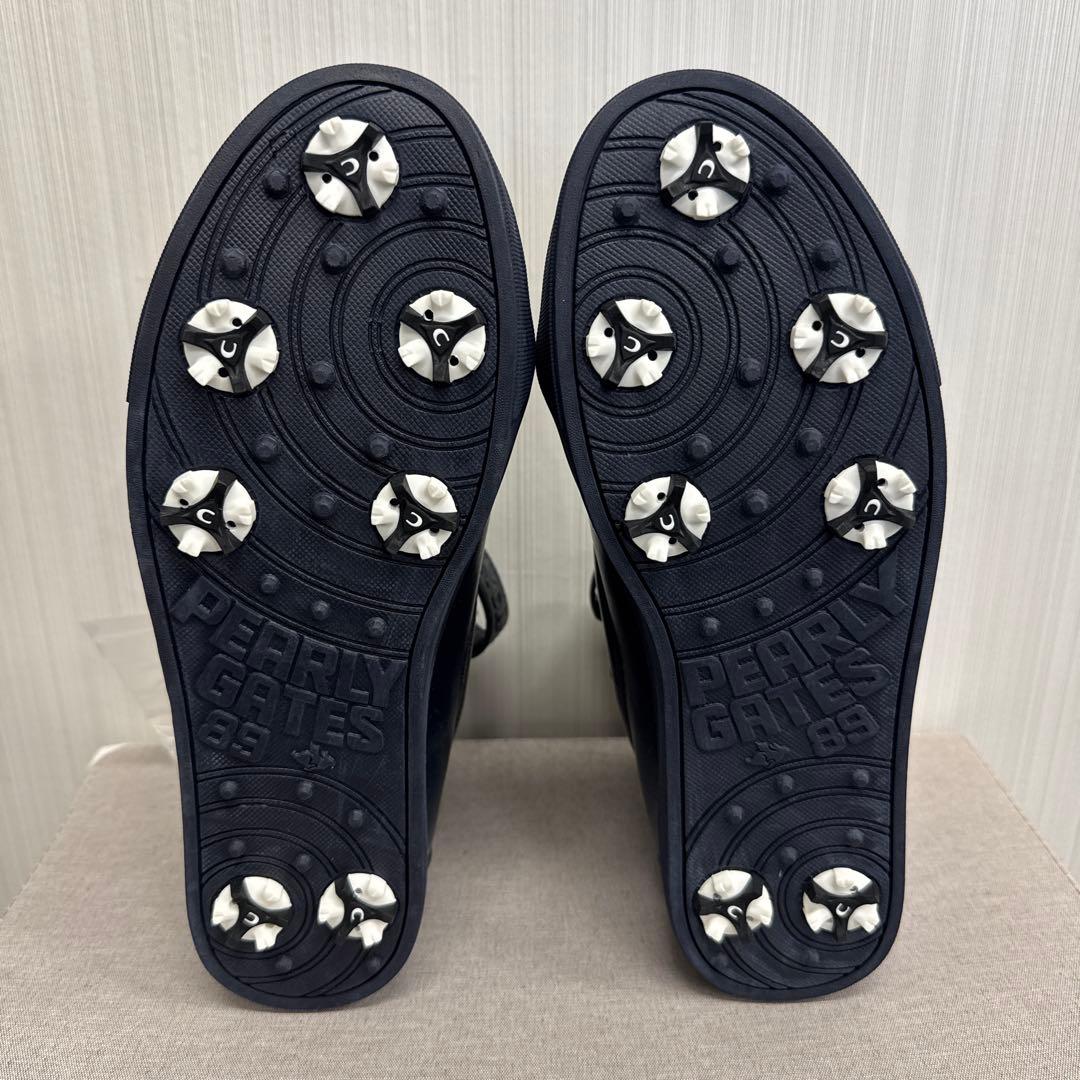 パーリーゲイツ　ハイカットスニーカー　ネイビー