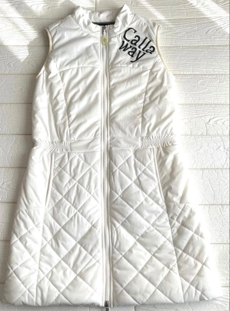 美品です　キャロウェイ　callaway 中綿入り　ワンピース　ベスト　アウター