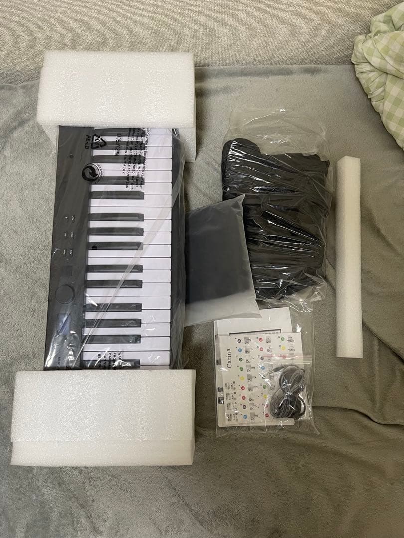 未使用 電子キーボード スタンド 椅子セット CARINA PIANO