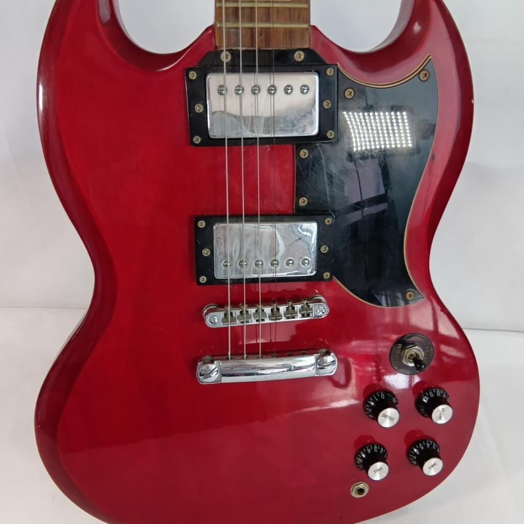 Playtech エレキギター SGタイプ 赤 ジャンク