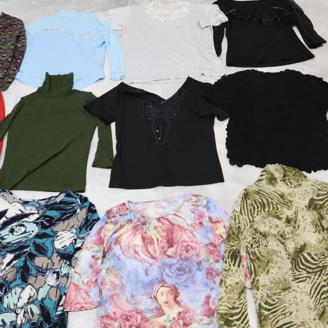 【美品 社交ダンス 衣装 レッスン着 40点 セット】ブラウス トップス 40着