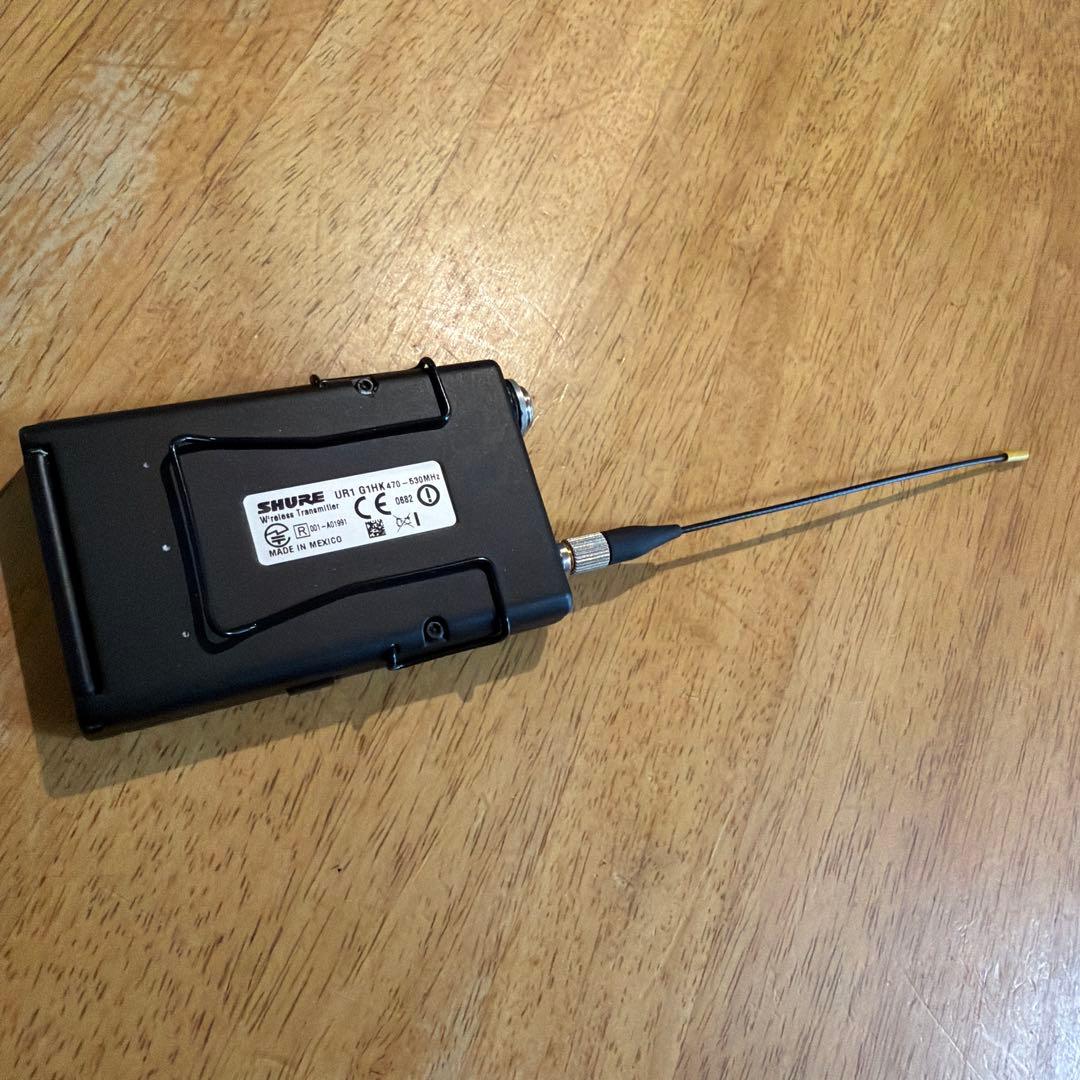 SHURE UR1 ワイヤレス送信機 470-630MHz 貴重