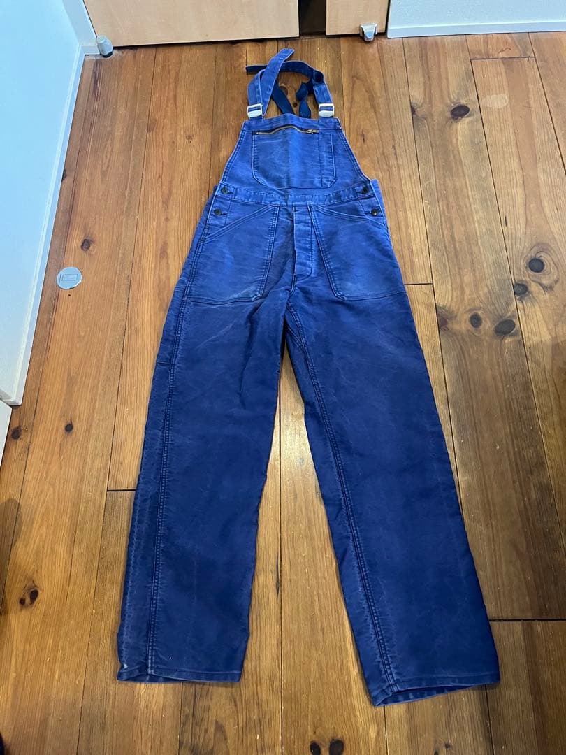 ヴィンテージ　Euro モールスキン　オーバオール