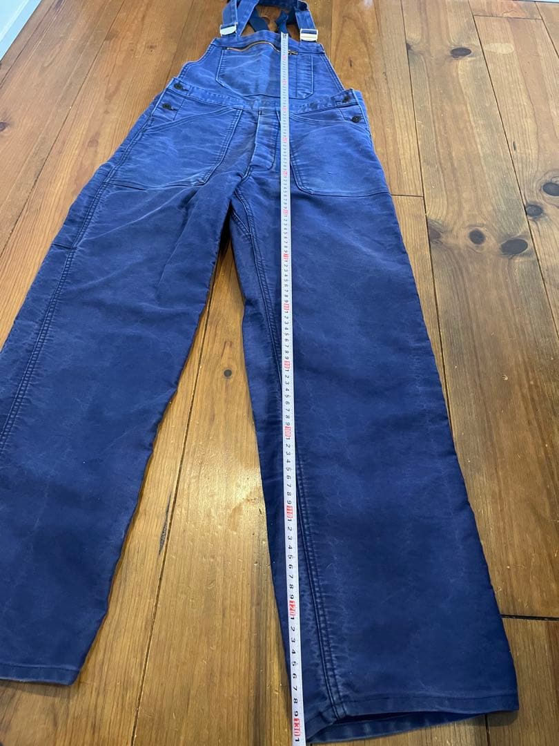 ヴィンテージ　Euro モールスキン　オーバオール