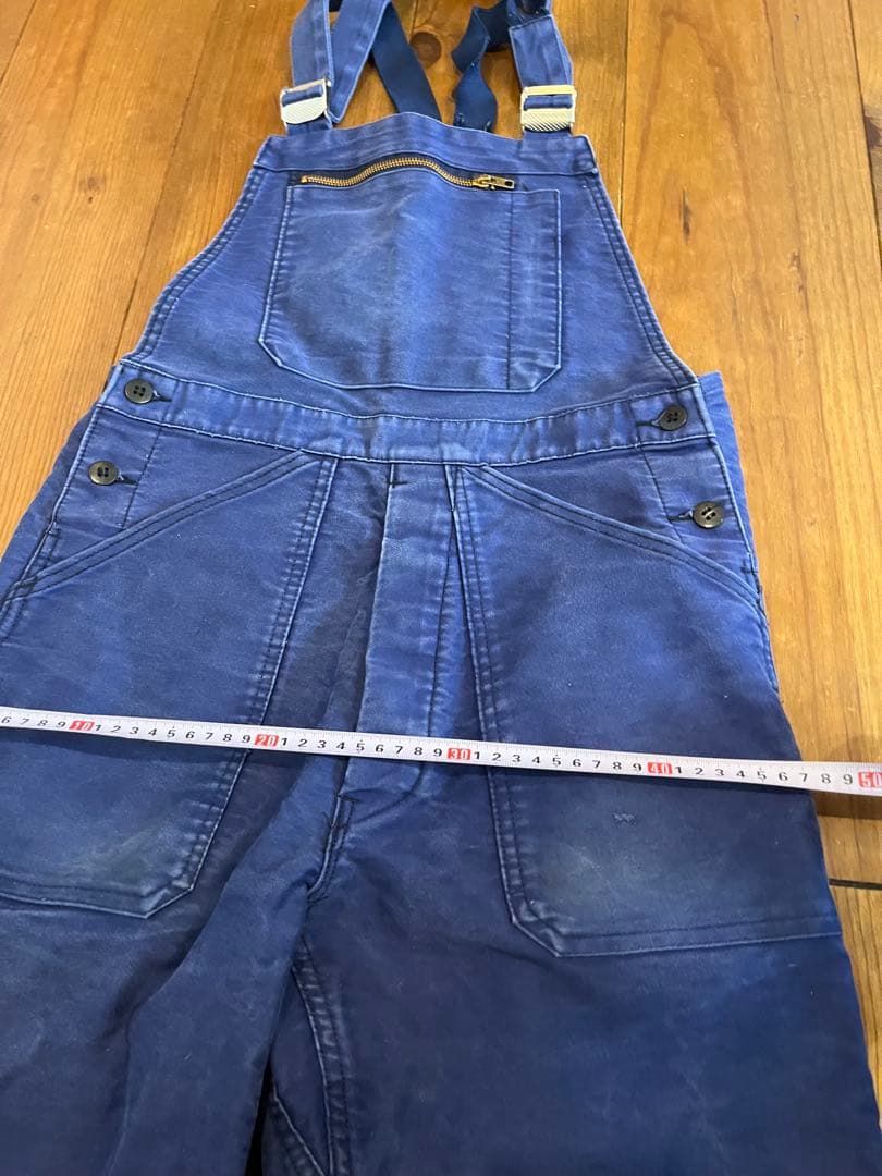 ヴィンテージ　Euro モールスキン　オーバオール