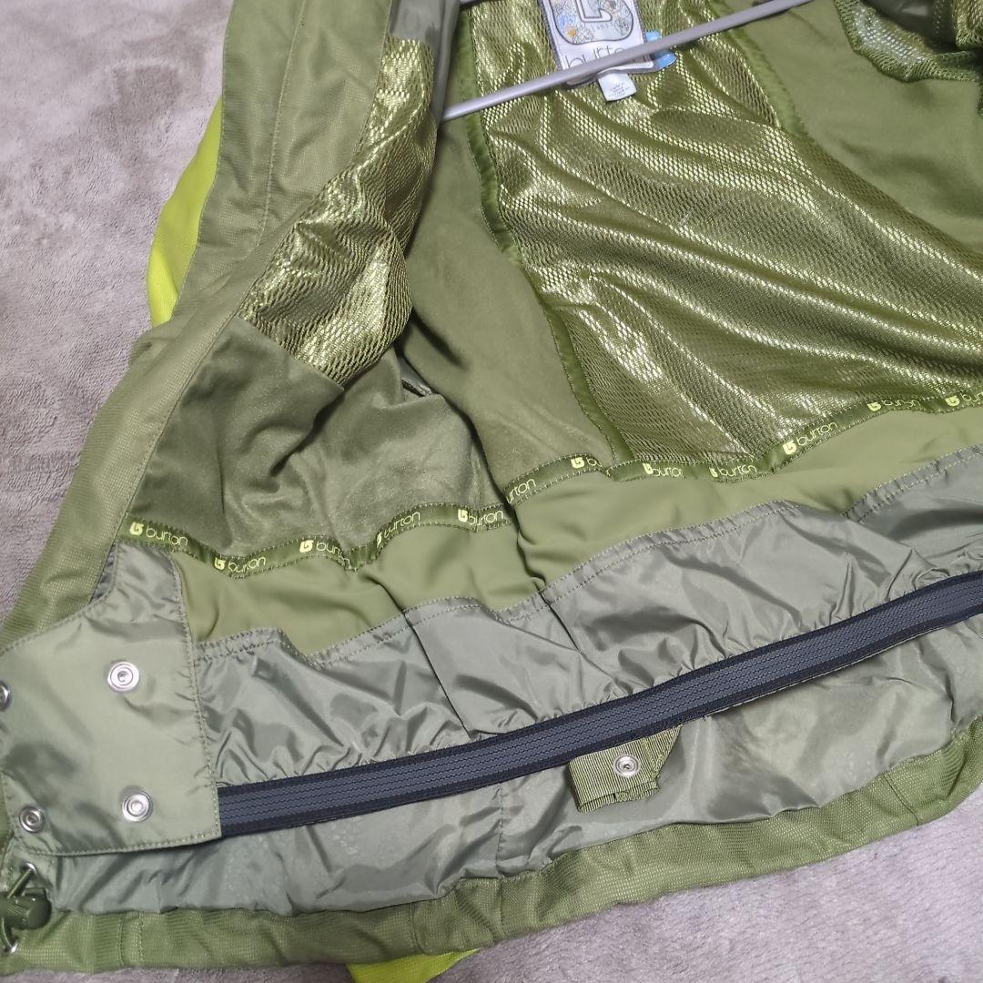 バートン　スノーボード用ウェア グリーン フード付き