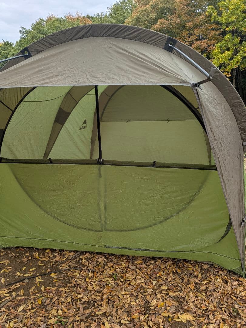 MSR バックカントリーバーン 中古　純正フットプリント付き。11/11撮影