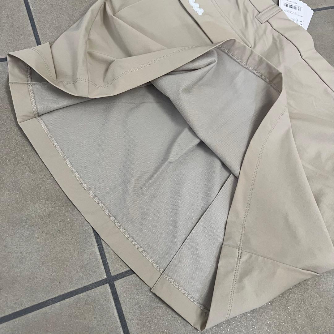 【新品】muta MARINE ムータマリン　スカート　ベージュ　ロゴ　ゴルフ