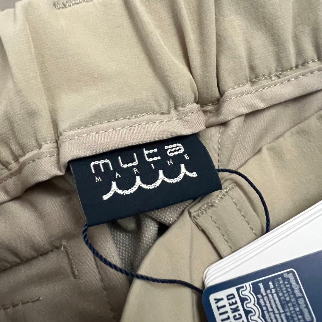 【新品】muta MARINE ムータマリン　スカート　ベージュ　ロゴ　ゴルフ