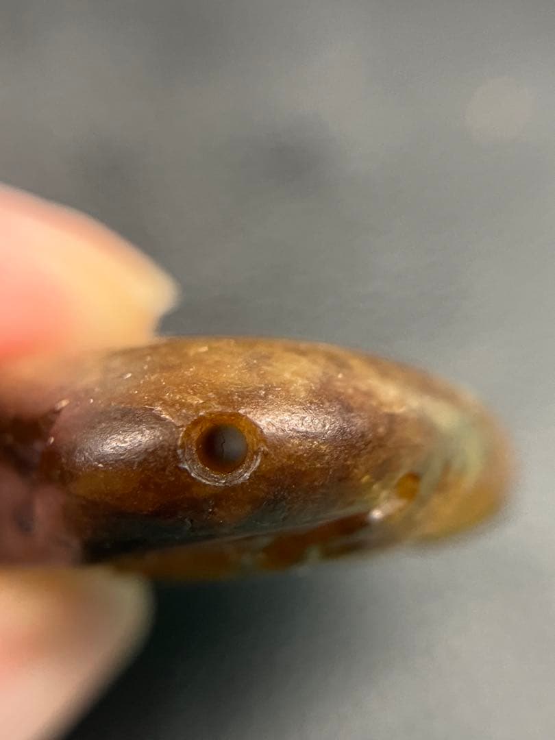 本物！貴重な手彫り和田玉ペンダント★籽料証明書つき