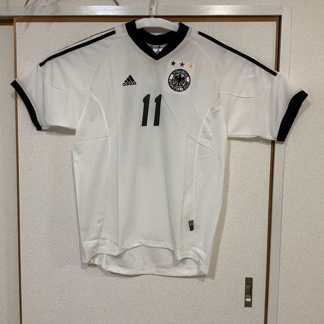 激レア希少品アディダス サッカー ドイツ代表#11クローゼ 02-04タグ付き