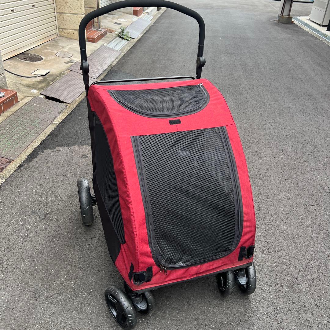 送料込み　大型犬　多頭　お散歩用　ペットカート　バギー　GPR-370