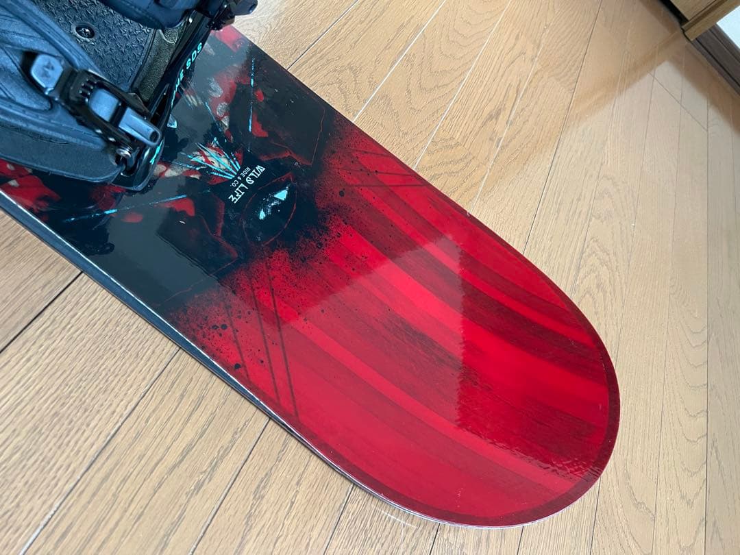 RIDE WILDLIFE155ROMEメンズスノーボードセット ケース付き