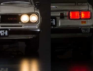 1/18スカイライン2000GT-R KPGC10ギミック、ディスプレイケース