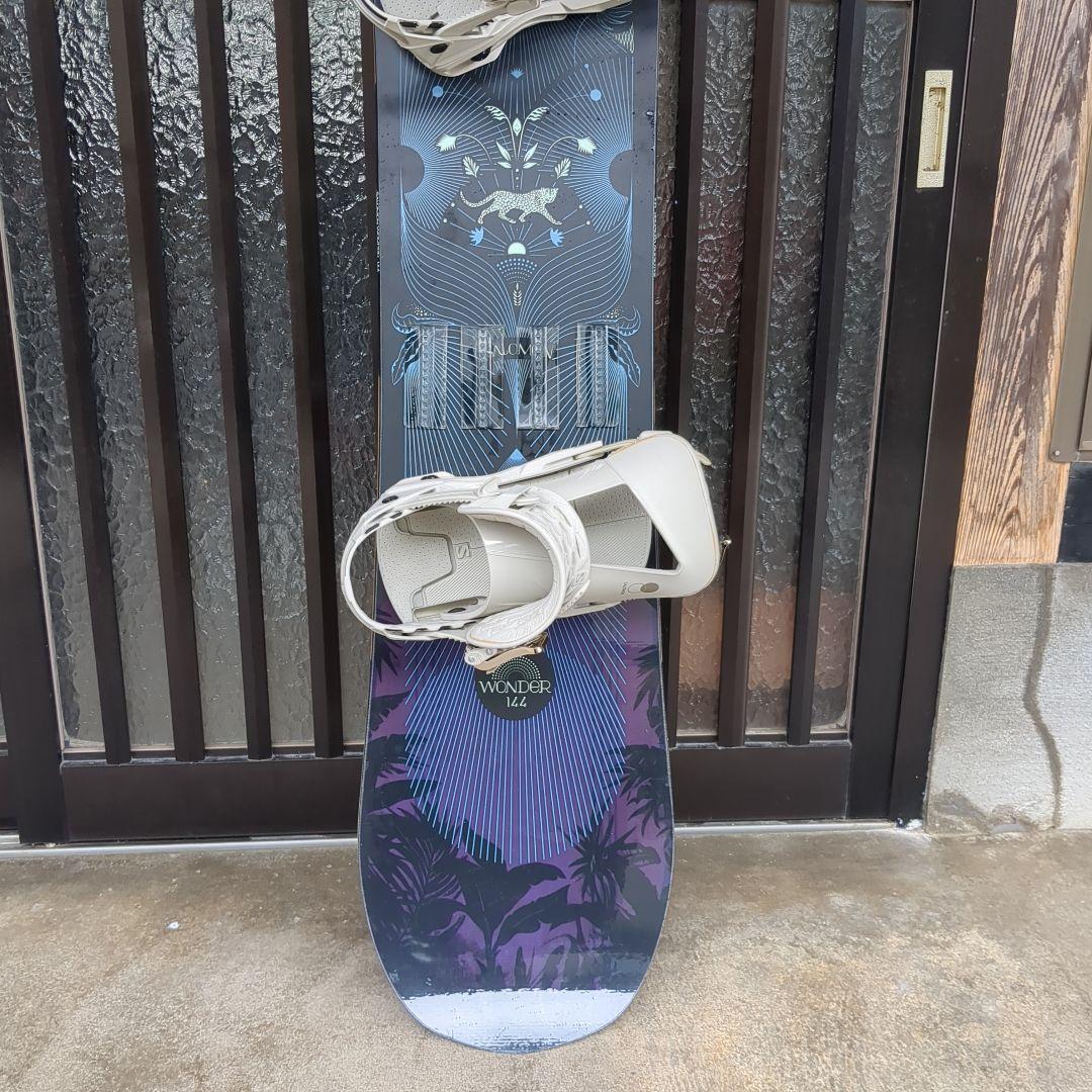 2022-2023モデルスノーボード144cm バインディング付