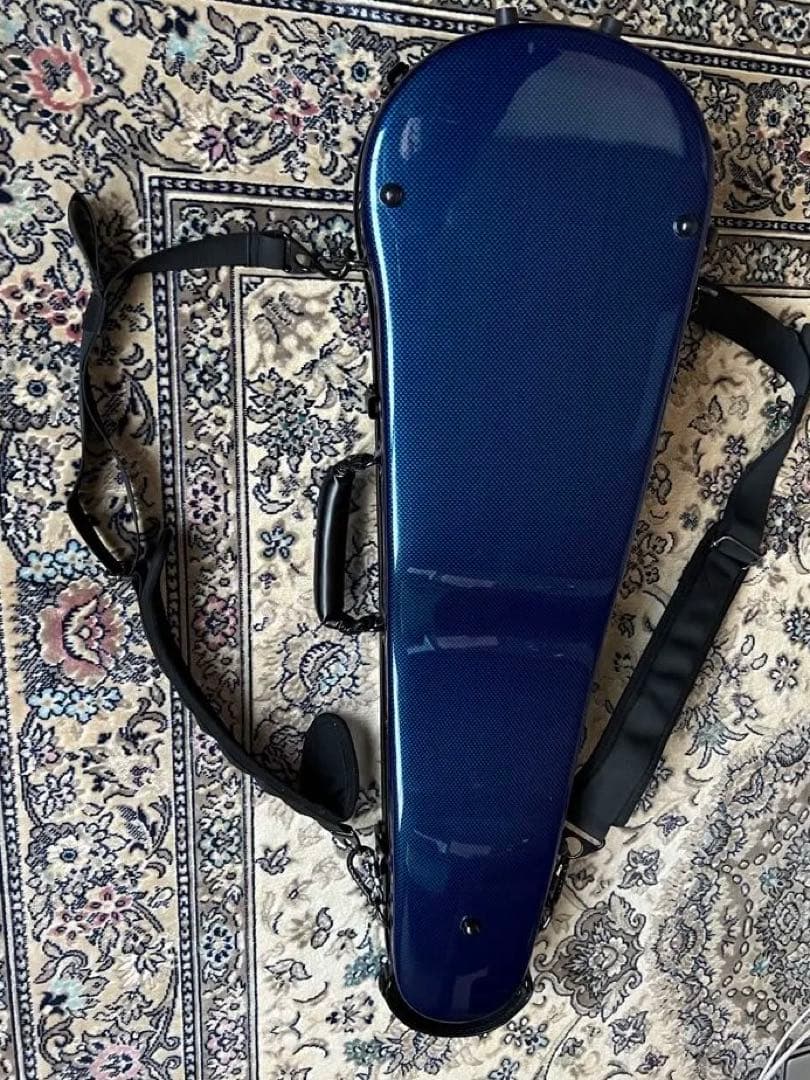 ブルー バイオリンケース ハードケース　カーボンマック　良好