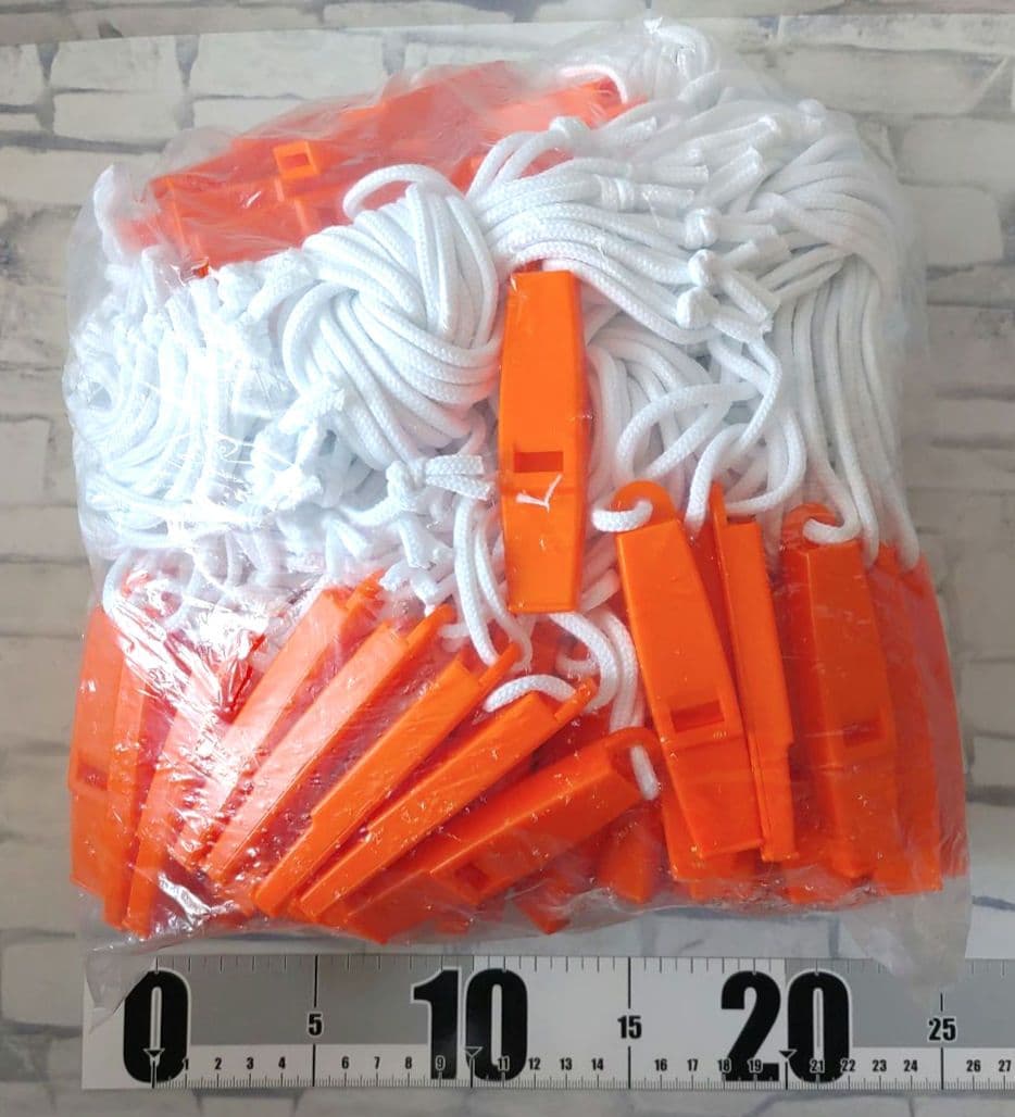 【新品未使用】災害用ホイッスル 110個セット