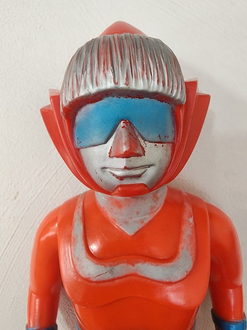 ゴッドマン　ソフビ　ブルマァク　　面取れ　３２センチ　貴重　当時物