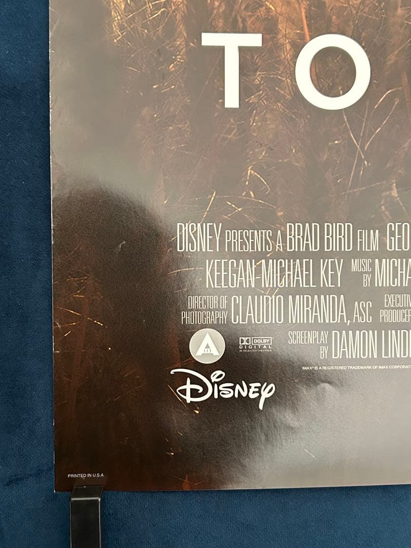 トゥモローランド　USオリジナル映画ポスター